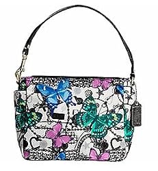 Coach Parker Butterfly Small Handle Pouch Bag 42472