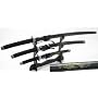 3pc Dragon Samurai Sword Set with Stand