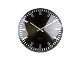 Karlsson Dome Station Index Aluminium Wall Clock, Grey