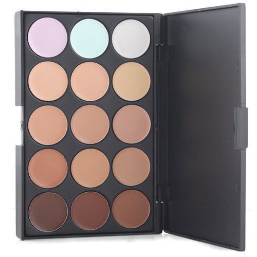 niceEshop Professional 15 Color Concealer Camouflage Makeup Palette (Concealer, 15 Colors)
