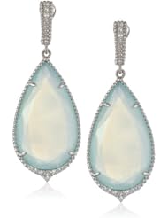 Judith Ripka "Arabesque" Large Pear Drop Earrings