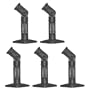 Universal 5 Black Satellite Speaker Brackets / Mounts for Walls and Ceilings 1XZ