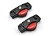 Topcabin LED Shoelaces with Continuous and 2 Blinking Modes in 5 Colors Flash Lighting the Night for Party Hip-hop Dancing (Red)