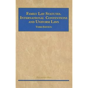 Family Statutes International Conventions Uniform