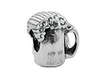 Zable(tm) Sterling Silver Beer Mug Bead / Charm