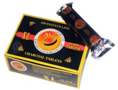Instant-Lite Charcoal - 40 mm - Box (100 Stück) - selbstzündend