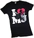 I Heart MJ -- Michael Jackson Crop Sleeve Fitted Juniors T-Shirt