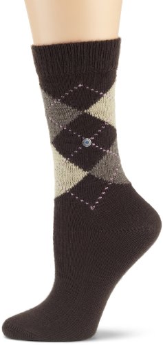 Burlington Damen Socken 24080 Whitby SO, Gr. 36-41, Braun (dark brown 5249) Preisvergleich