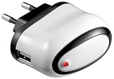 Wentronic USB Reiseladeadapter (230V auf USB (2A)) wei&szlig;