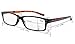 Eyekepper Spring Hinges Vintage Reading Glasses Men Readers Black +4.0