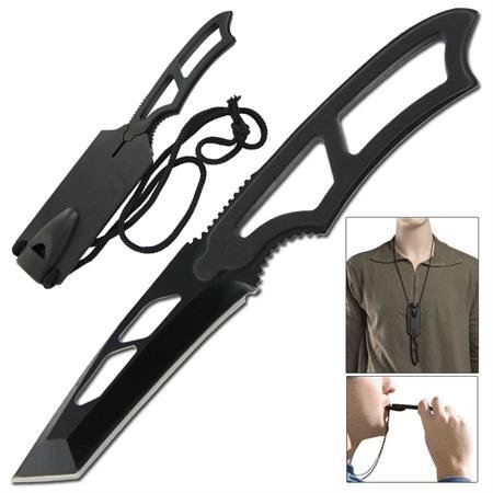 Tactical Warrior Tanto Full Tang Emergency Neck Knife Tactical Warrior Tanto Full Tang Emergency Neck Knife Hunting Knives