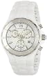 TechnoMarine Women's 110030C Cruise Ceramic Chronograph Silver-Tone Bezel White Watch TechnoMarine Women's 110030C Cruise Ceramic Chronograph Silver-Tone Bezel White Watch