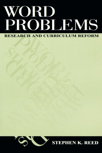 word problems research and curriculum reform studies in mathematical thinking and learning series