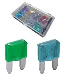 Assortiment de 80 minis Fusibles 3A à 30A Auto Moto Camion