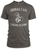 Vintage Distressed Gibraltar Cheerleading Tri-Blend T-Shirt