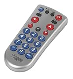 Vivanco 2in1 TV/DVB Universal-Fernbedienung (große Tasten) silber