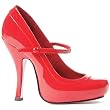 Leg Avenue Shoes Women's LA423-BABYDOLL 4" Mary Jane Shoe With 1"Concealed Platform