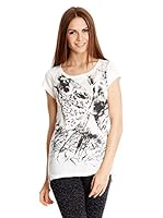 Broadway NYC Camiseta Manga Corta Donna (Blanco)