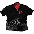 One Industries Torque Pit Men's Polo Racewear Shirt w/ Free B&F Heart Sticker Bundle - Black