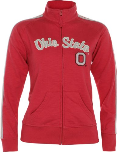 Ohio State Buckeyes Women's Red Pacer French Terry Track Jacket