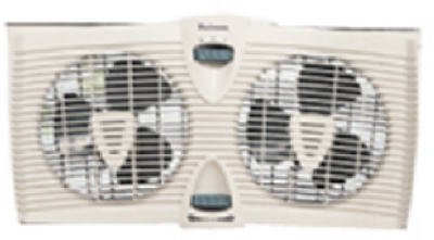 HOLMES HAWF2030 Twin Window Fan with Comfort Control Thermostat