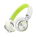 ECOOPRO Over Ear Stereo Headphones for MP3 MP4 PC Tablets Mobiles- Adjustable, Lightweight & Portable Green