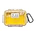 Waterproof Case | Pelican 1010 Micro Case - for cell phone, GoPro, camera, and more (Yellow/Clear)