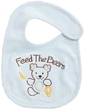 Funkoos Feed The Bears Organic Baby Bibs, Newborn/Infant/Baby Boy