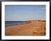 A Beautiful Summer Day on an Empty Beach by the Ocean, Prince Edward Island, Canada Places Framed Art Poster Print by Taylor S. Kennedy, 39x31