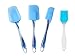 Premium Flexible 3 Piece Silicone Spatula Set + Bonus Silicone Brush - KitchenInstrument Brand