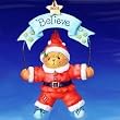 Cherished Teddies - Believe - Hanging Ornament Figurine