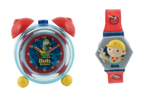 Wesco Bob The Builder Lcd Watch & Alarm Gift Set Picture