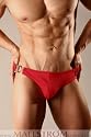 Pistol Pete Nuveau Buckle Bikini - Red