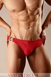 Pistol Pete Nuveau Buckle Bikini - Red