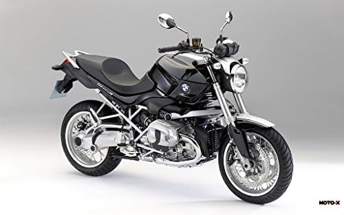 Motorcycle Bmw R1200R 2011 40 - metal poster by Uskyl Aluminum Wall Art