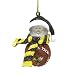 Georgia Tech Yellowjackets NCAA Striped Acrylic Basketball Snowman Ornament (2.5)"