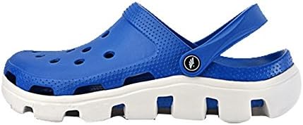 WULAODA Men'S&amp;Women'S Garden Clog Shoes Blue8.5 D(M) Us