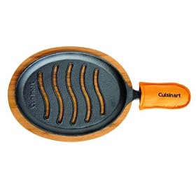 Cuisinart Pre-Seasoned Cast Iron Grilled Fajita Set by Cuisinart