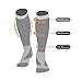 FIRELION Graduated Recovery Performance Compression Socks - Best For Running, Cycling, Athletic Sports, Crossfit, Flight Travel (Men & Women), Marathon, Football- Knee High Socks