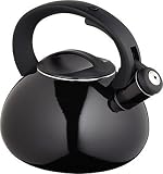 Kitchen Craft Le'Xpress Whistling Kettle - Black, 2.4 Litre