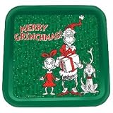 Dr. Seuss The Grinch Who Stole Christmas Tin Serving Tray New Gift