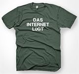 DAS INTERNET L�GT S-XXL T-SHIRT D.G. FUN NEU SPR�CHE