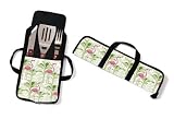 Two Dogs Bird of Paradise 4-pc. Utensil Set