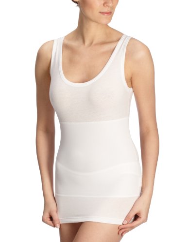 Yummie Tummie Damen Unterhemd STK1060, Gr. 42/44 (XL), Wei&szlig; (WHT) Preisvergleich