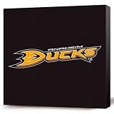 NHL Anaheim Ducks Dark Logo Canvas Print (20 x 20)