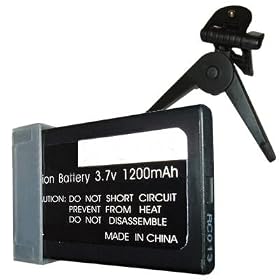 Click here to buy 1200mAh Premium Battery for Pentax Optio 330 Digital Camera with Black Mini Tabletop... by HQRP.