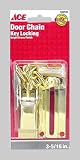 ACE HARDWARE 01-3016-135 KEYED CHAIN DOOR GUARD