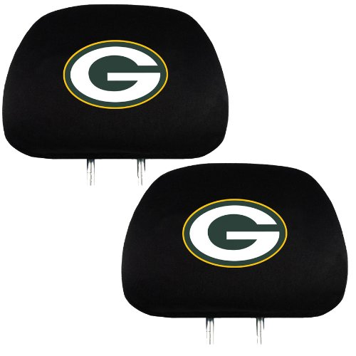 Headrest Seat Cover - NFL Football - Green Bay Packers - Pair