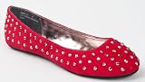 Bamboo SAMI-25 Basic Slip On Studded Classic Flat Dress Shoe