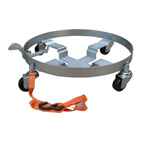 Vestil TILT-DOL-55-H 55 Gallon Tilting Drum Dolly, 900 lbs Capacity by Vestil